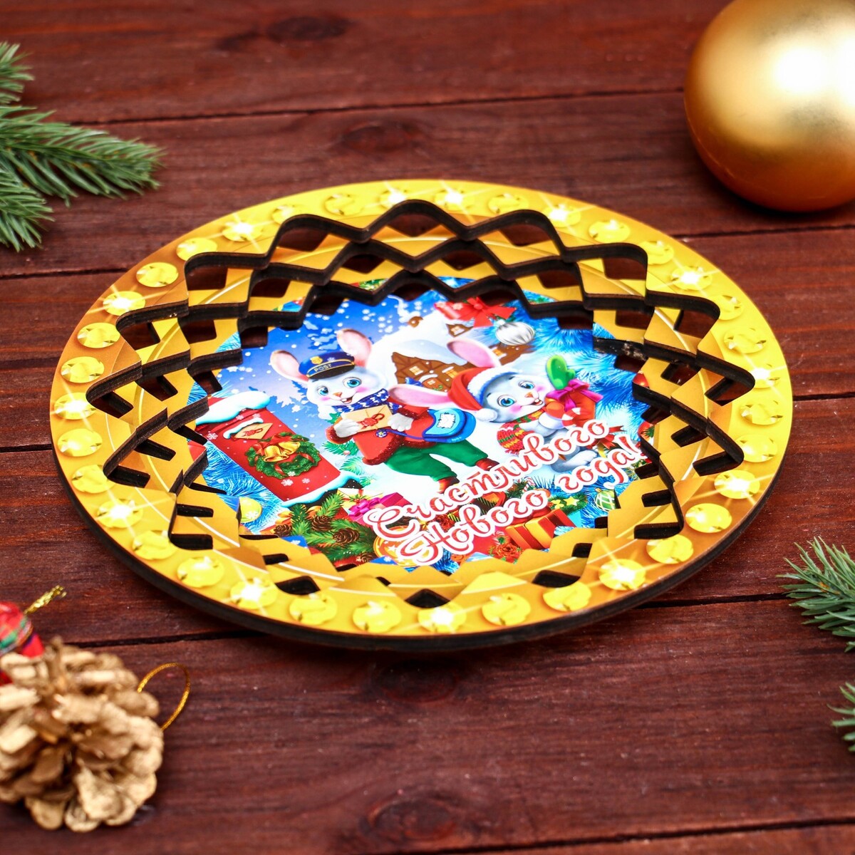 Тарелка конфетница