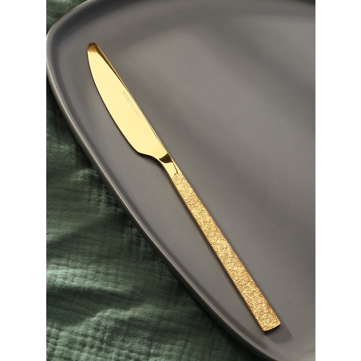 Нож столовый из нержавеющей стали magistro сито magistro arti gold 6×16×35 см