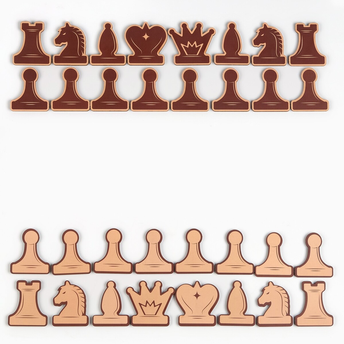 Фигуры для демонстрационных шахмат поле для шахмат и шашек 34 х 34 см клетка 3 7 х 3 7 см