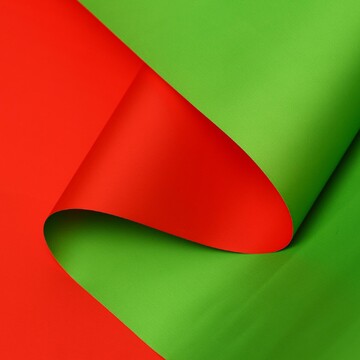 Пленка матовая, красный, зеленый, 0.58 х