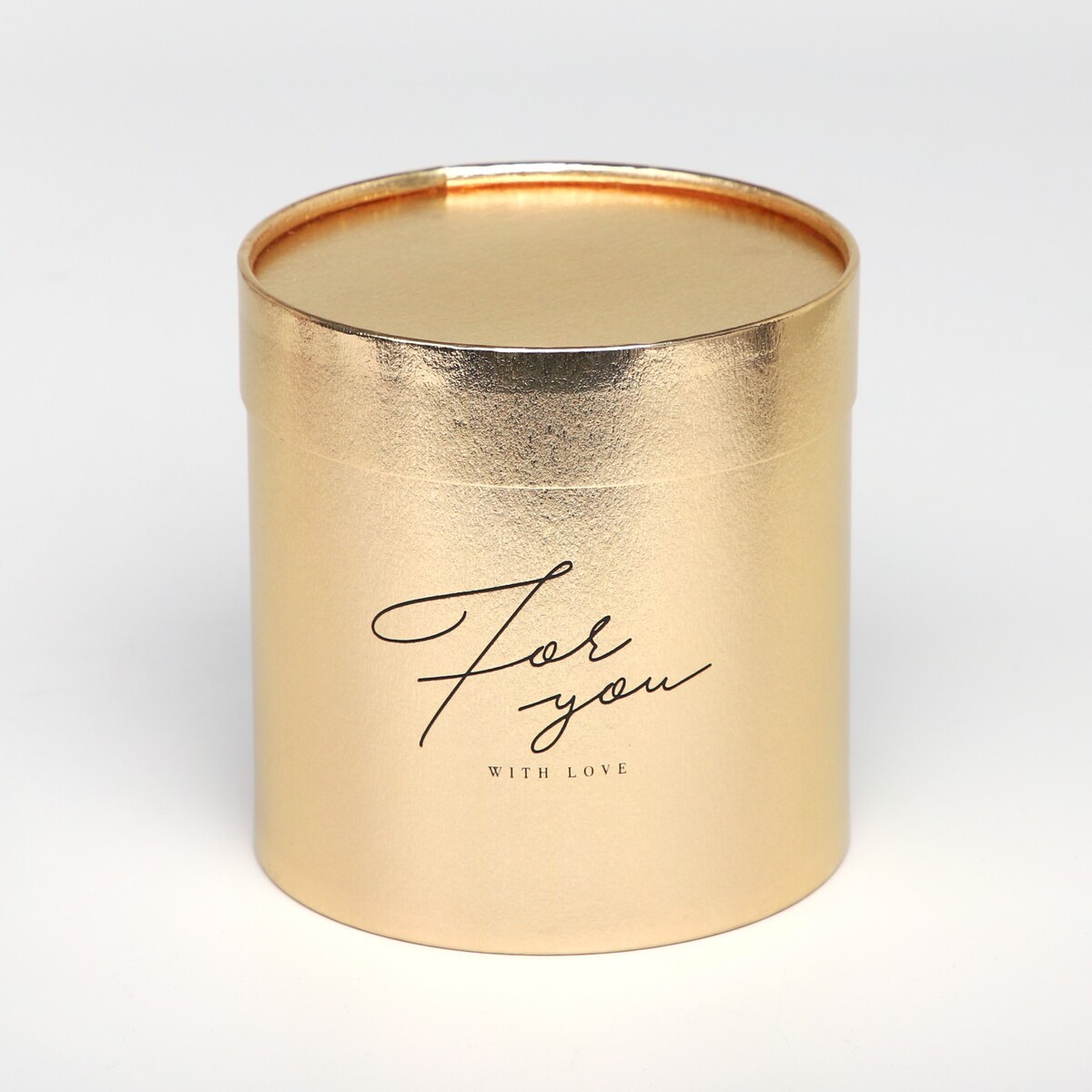 

Коробка подарочная шляпная, упаковка,, Золотистый