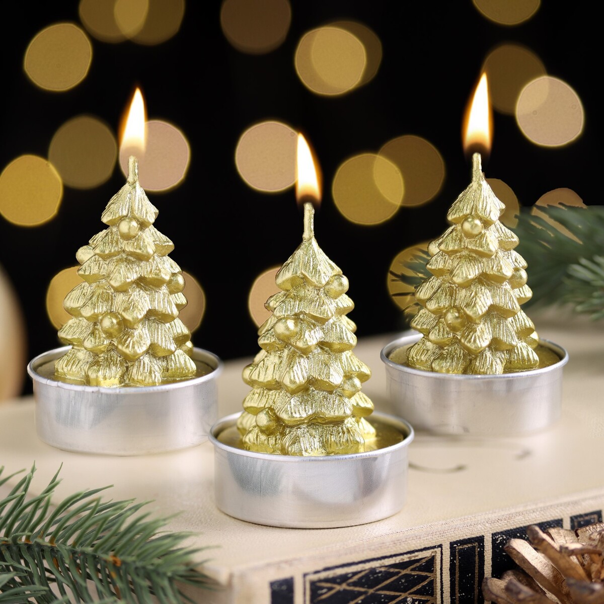 Набор свечи новогодние набор для творчества свечи из вощины загадай желание