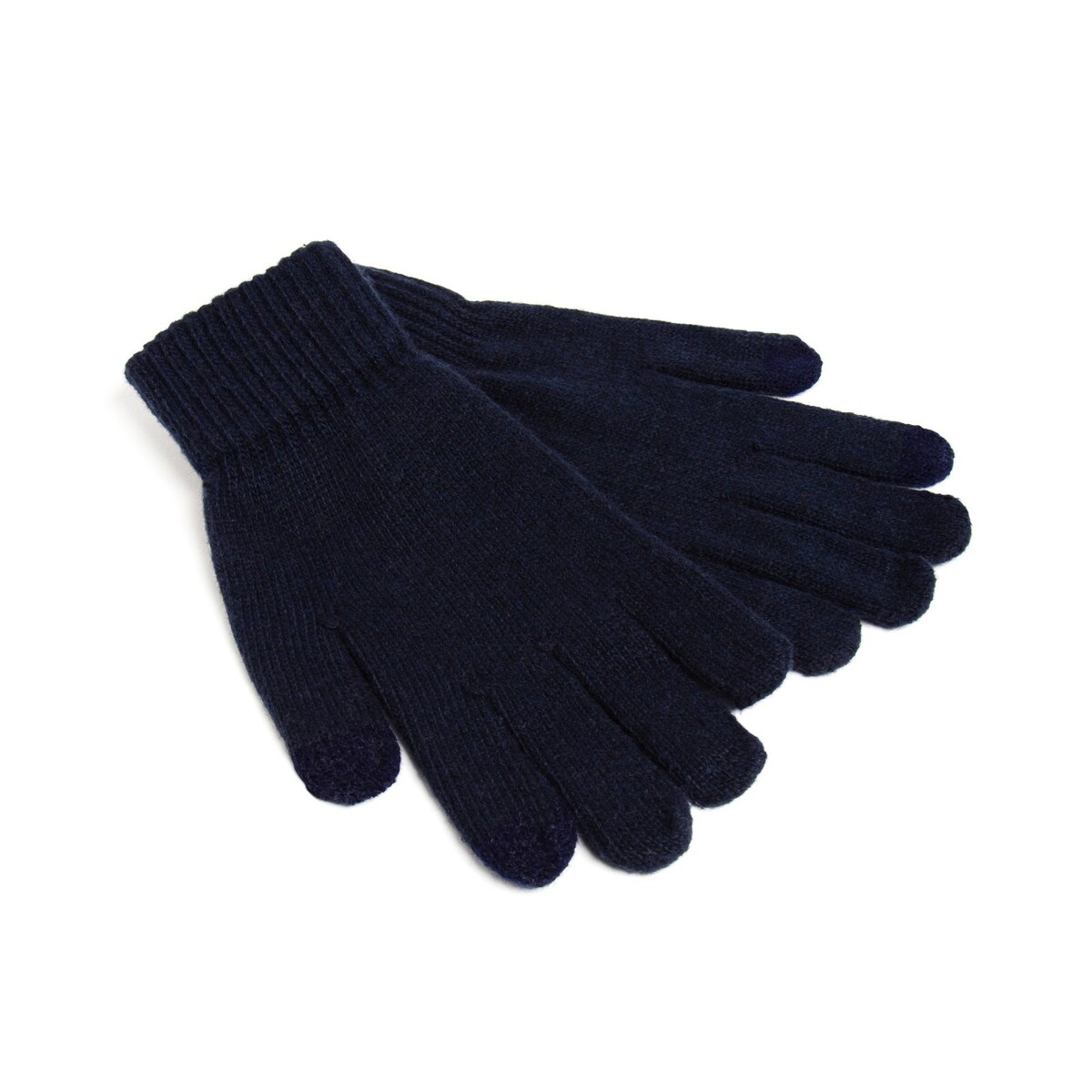 Перчатки мужские minaku однотонные, цв. темно-синий, р-р 9-10 (22-24 см)