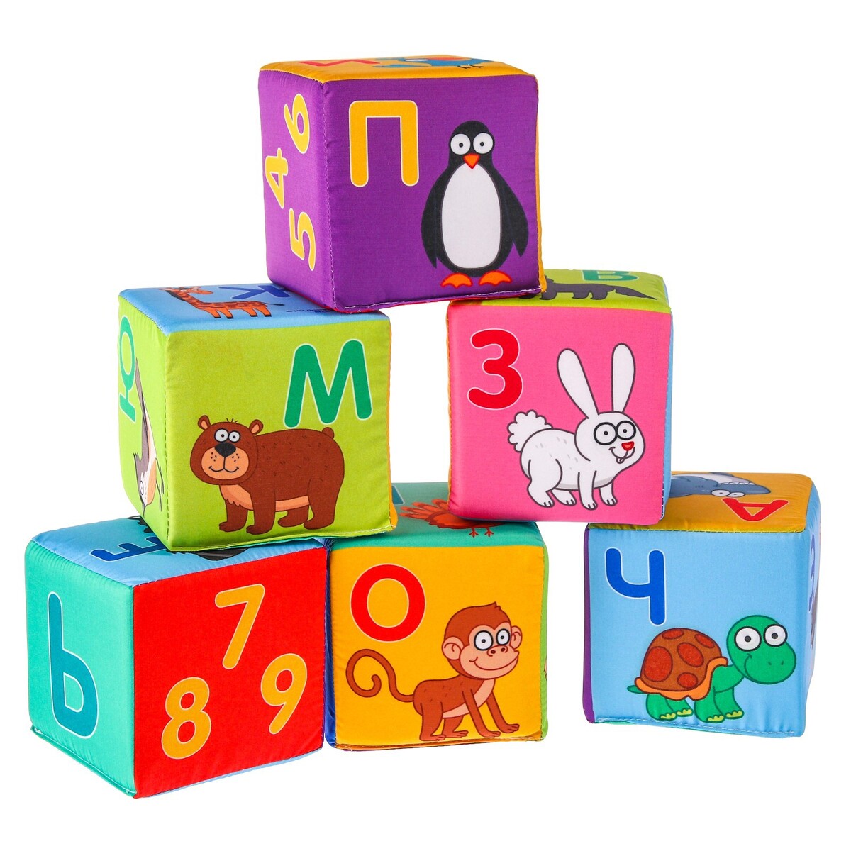 Игрушка мягконабивная игрушка мягконабивная кубики