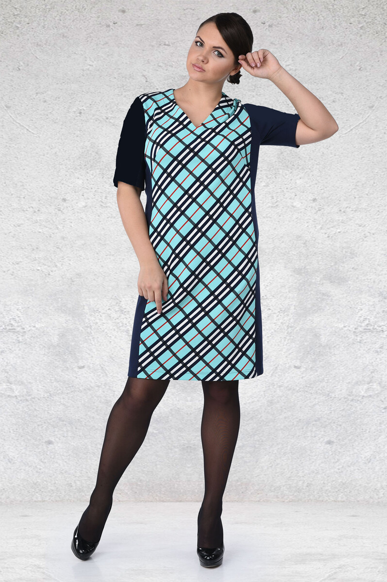 Платье MARI-LINE, размер 52, цвет бирюзовый