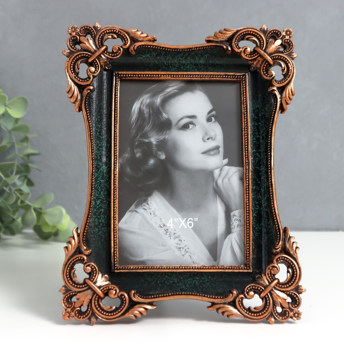 

Фоторамка полистоун 10х15 см, Зеленый