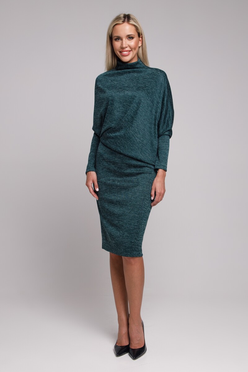 Платье SEZONI, размер 44, цвет зеленый 01187726 - фото 1