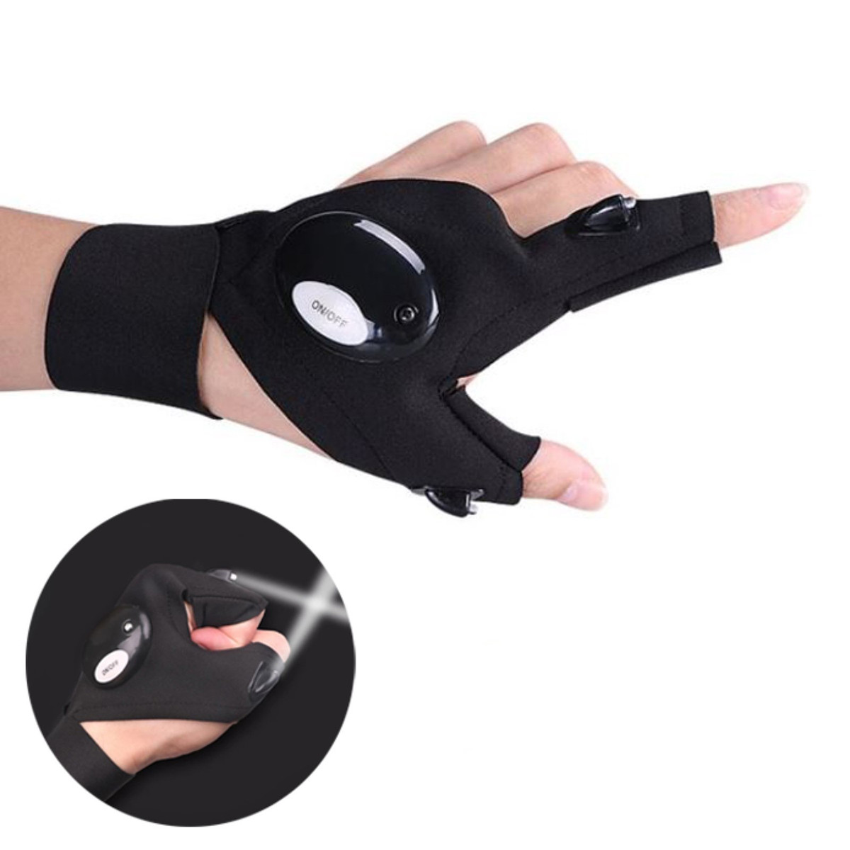 

Фонарь-перчатка рабочий, на левую руку, 2 х cr2016, 36×13.5 см, Черный