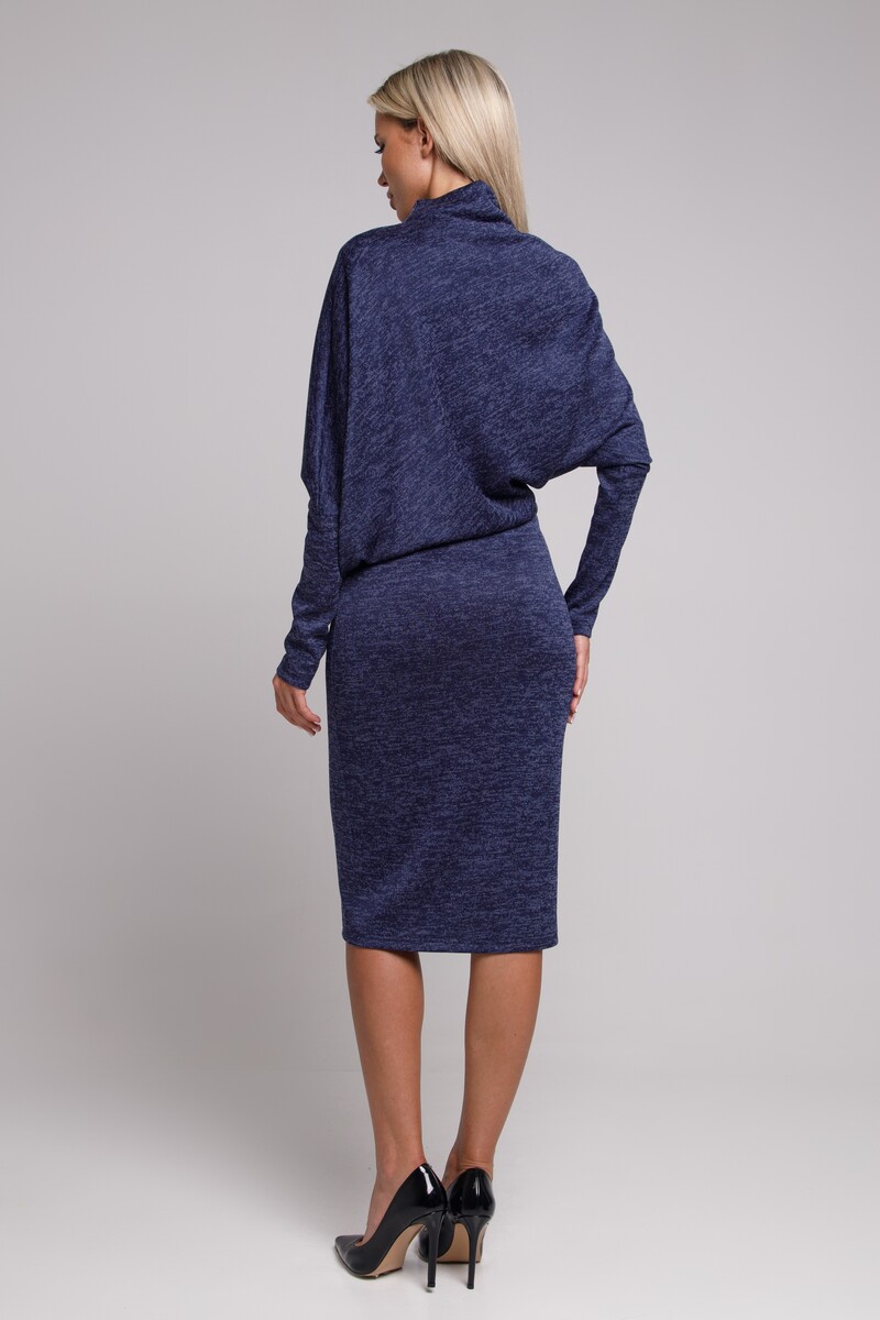 Платье SEZONI, размер 44, цвет синий 01189420 - фото 3