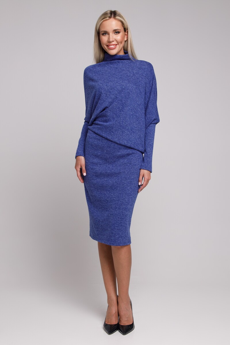 Платье SEZONI, размер 42, цвет синий 01189803 - фото 1