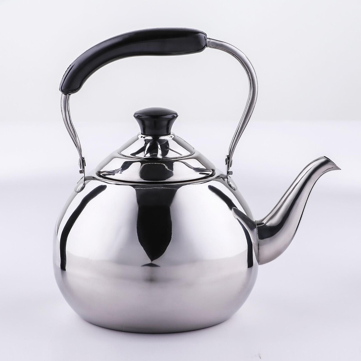 Чайник из нержавеющей стали orchid, 2 л, цвет серебряный чайник из нержавеющей стали