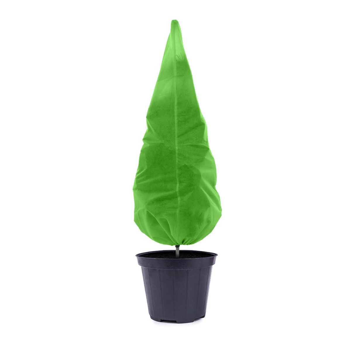 Чехол для растений, конус на завязках, 120 × 100 см, спанбонд с уф-стабилизатором, плотность 60 г/м², зелёный No brand, цвет зеленый