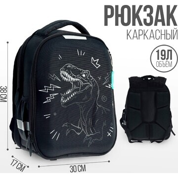 Рюкзак каркасный 38 х 30 х 17 см, эргоно