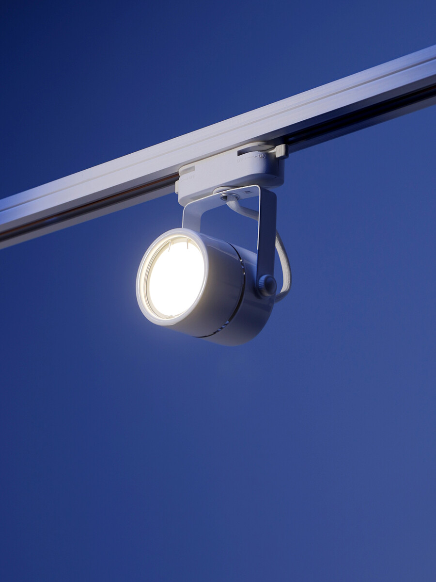 

Трековый светильник luazon lighting под лампу gu10, круглый, белый