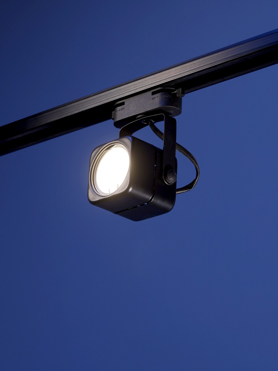 

Трековый светильник luazon lighting под лампу gu10, квадратный, черный