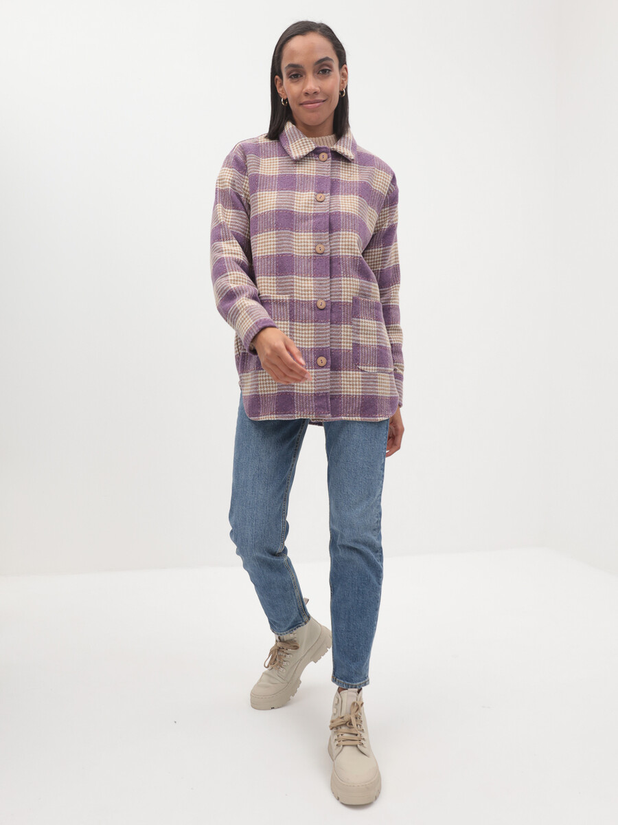 Куртка-рубашка GPRIDE, размер 40, цвет фиолетовый 01193813 - фото 5