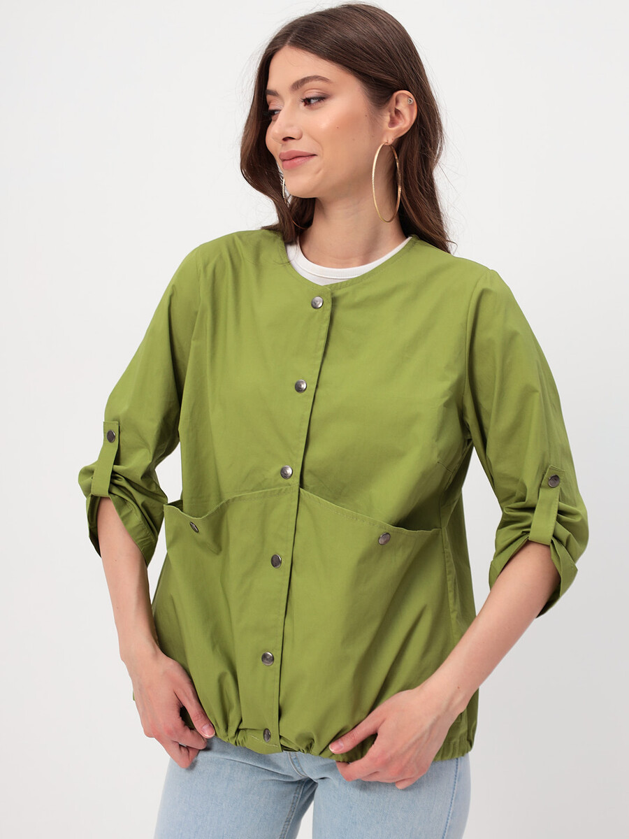 Куртка-ветровка GPRIDE, размер 40, цвет зеленый 01193814 - фото 3