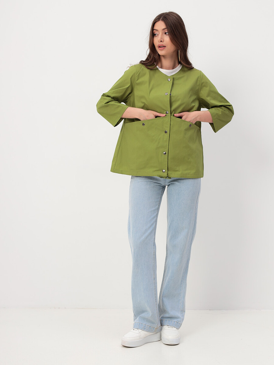 Куртка-ветровка GPRIDE, размер 40, цвет зеленый 01193814 - фото 5