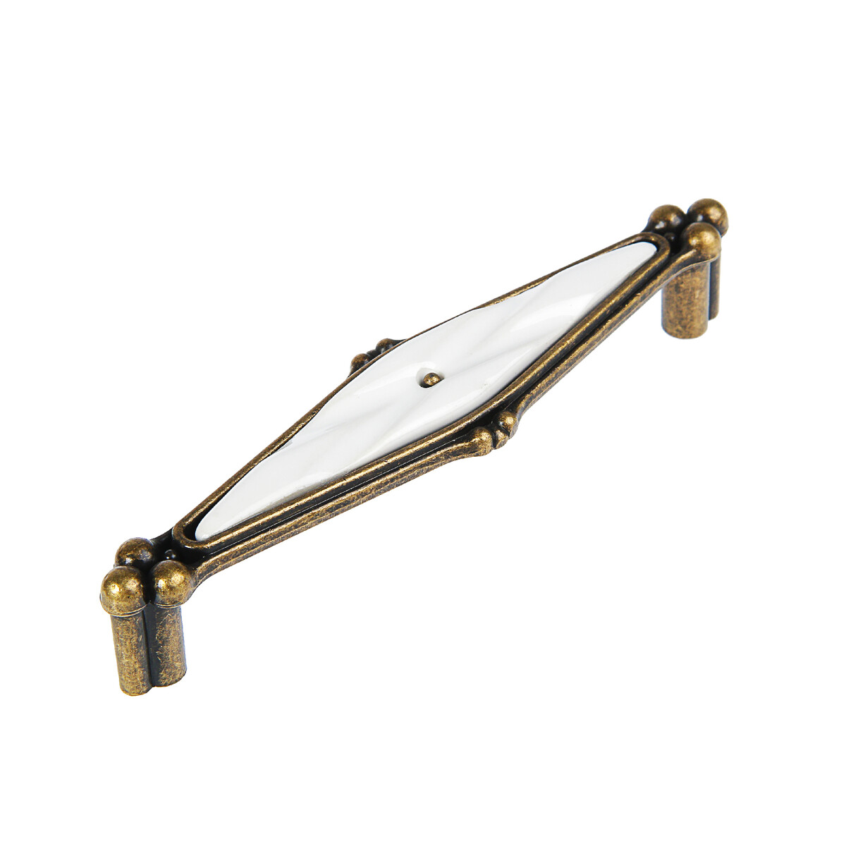 

Ручка скоба elegant cappio рс153ab, 128 мм, керамическая, цвет бронза