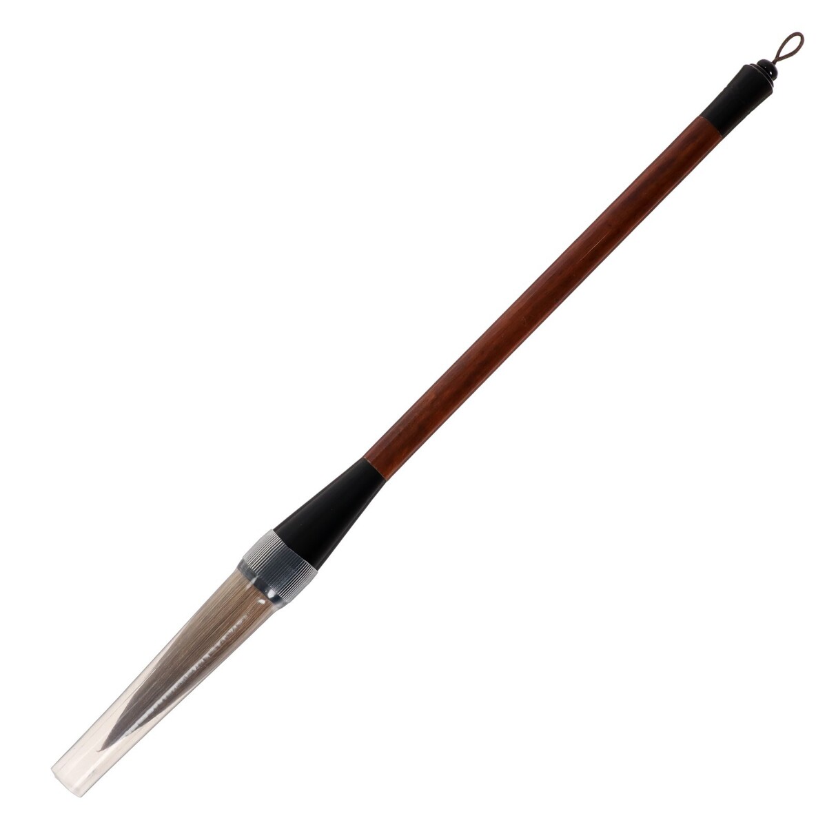 Кисть пони круглая для каллиграфии №12 ручка дерево в блистере нож для бисквита длина лезвия 35 см крупные зубцы ручка дерево