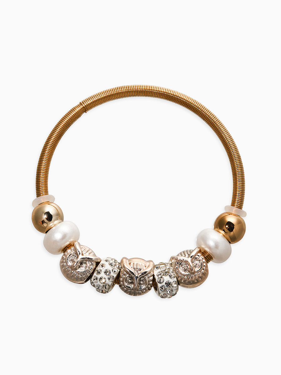 

Браслет жемчуг, Золотистый