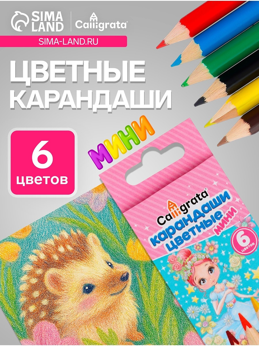 

Карандаши calligrata, Разноцветный