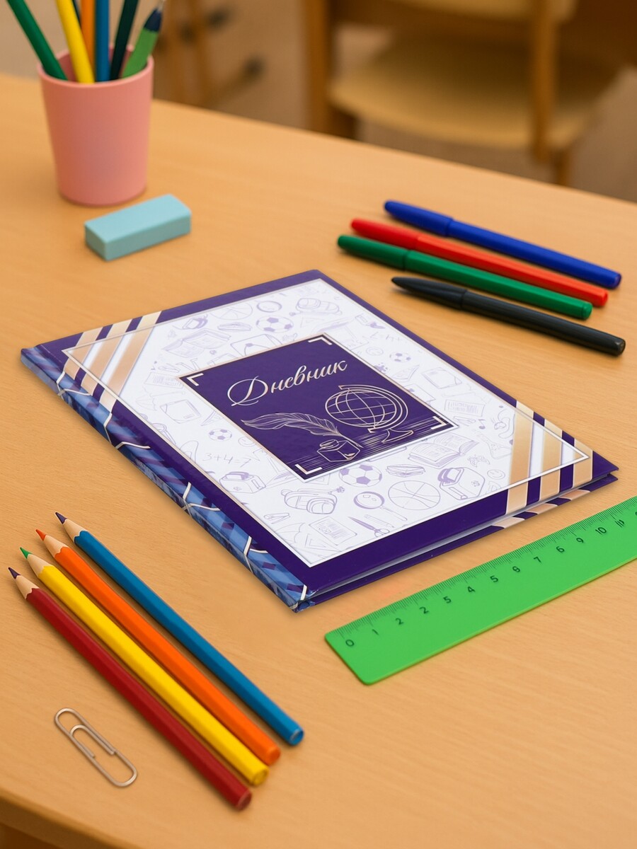 

Дневник школьный для 1-11 классов,, Синий