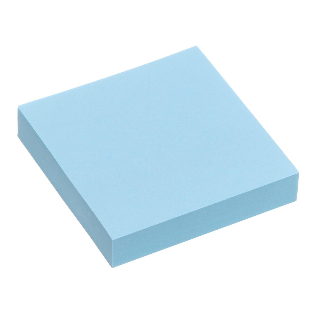Блок с липким краем 51 мм х 51 мм, 100 листов, пастель, голубой блок с липким краем 76 мм х 76 мм 80 листов пастель желтый