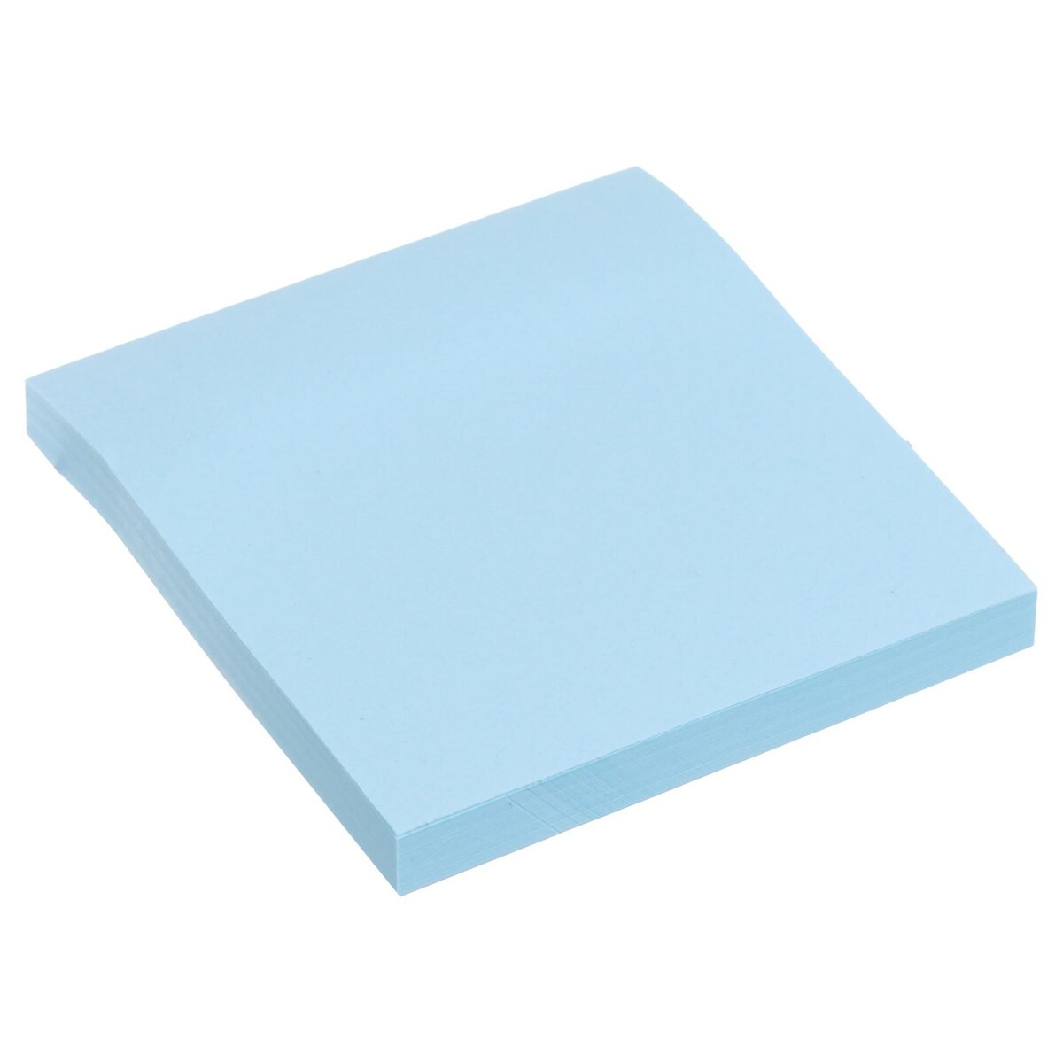 Блок с липким краем 76 мм х 76 мм, 80 листов, пастель, голубой миска керамическая доляна пастель 700 мл d 18 см голубой
