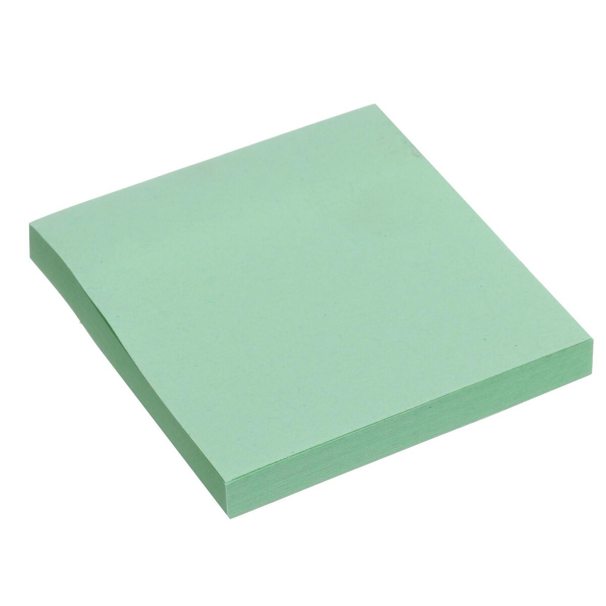 Блок с липким краем 76 мм х 76 мм, 80 листов, пастель, зеленый блок бумаги 76 101 самоклеящийся зеленый 100л