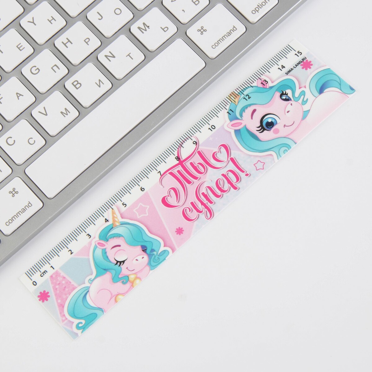 

Гибкая линейка 15 см, Разноцветный