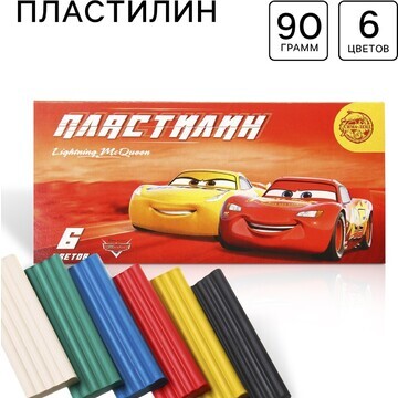 Пластилин 6 цветов 90 г