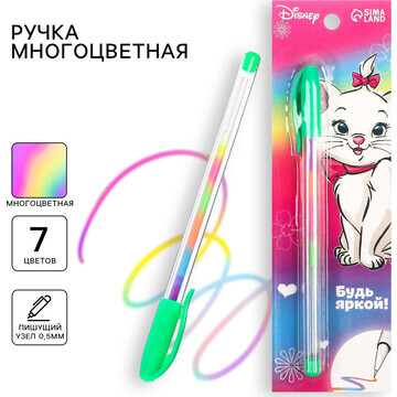Ручка шариковая, многоцветная, коты арис