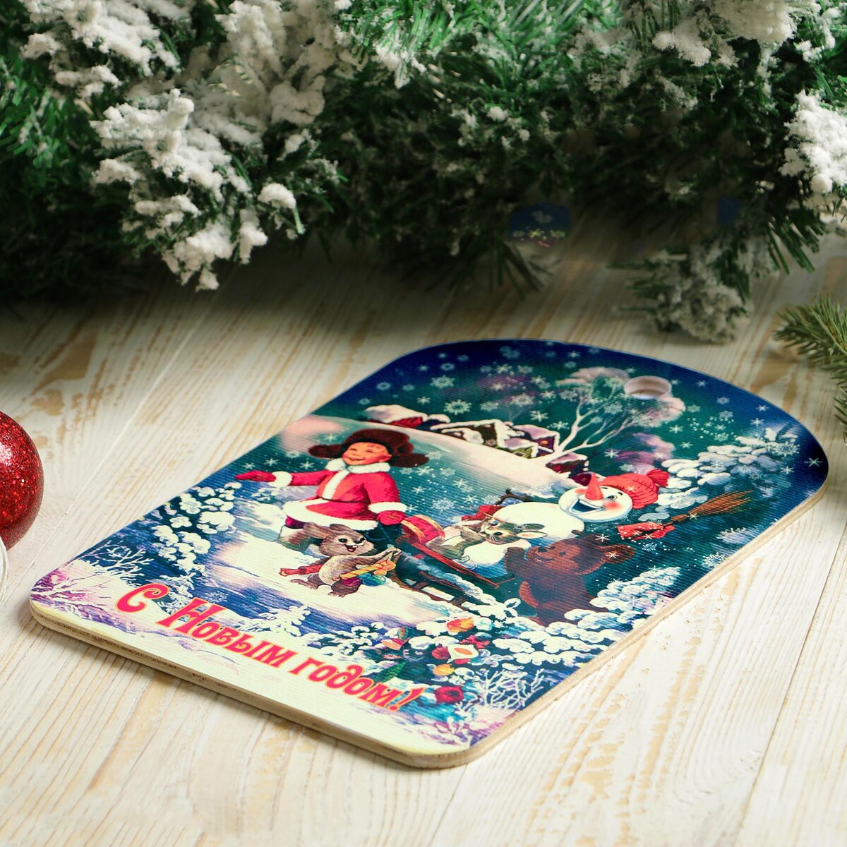 

Доска разделочная сувенирная, Разноцветный