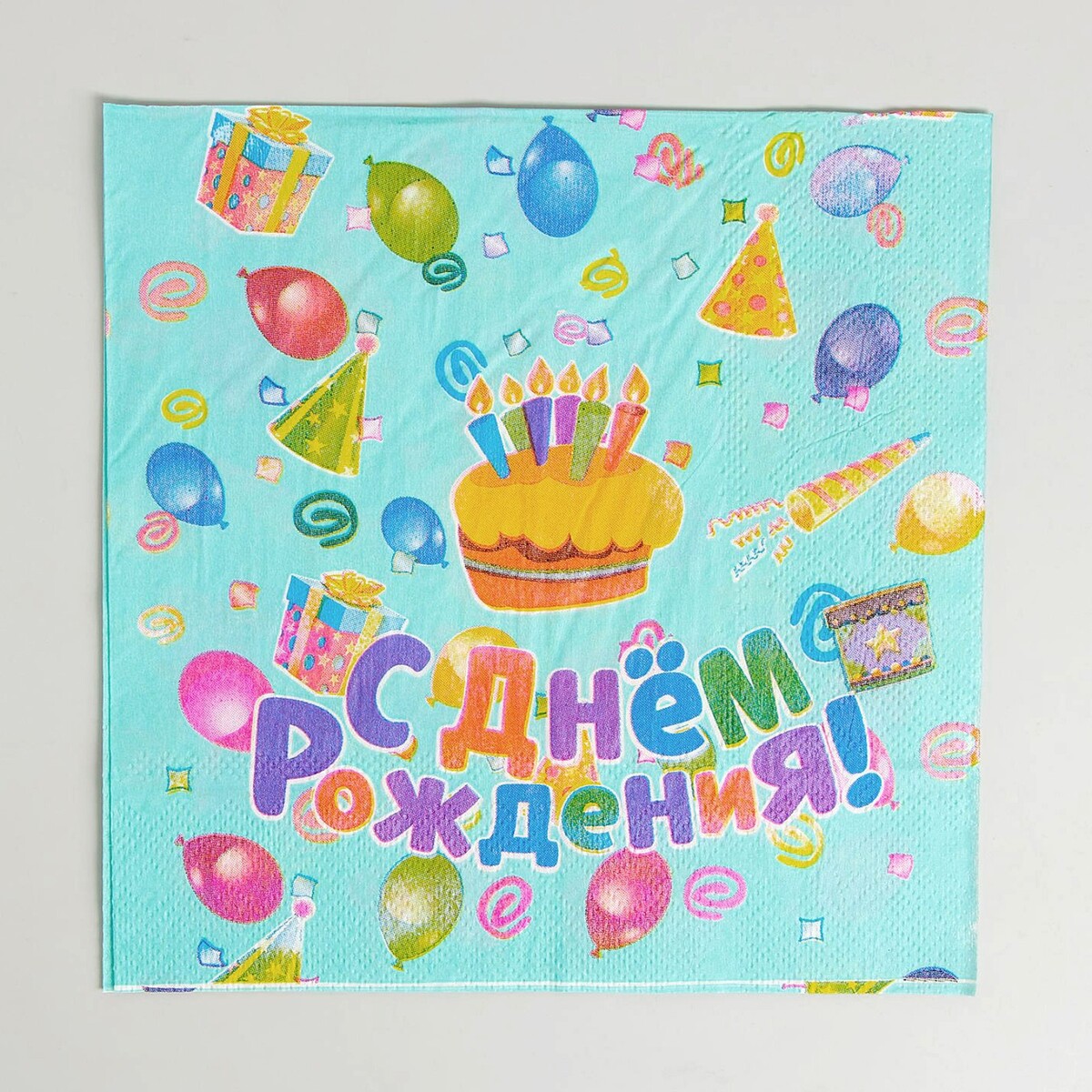 

Салфетки бумажные, Голубой