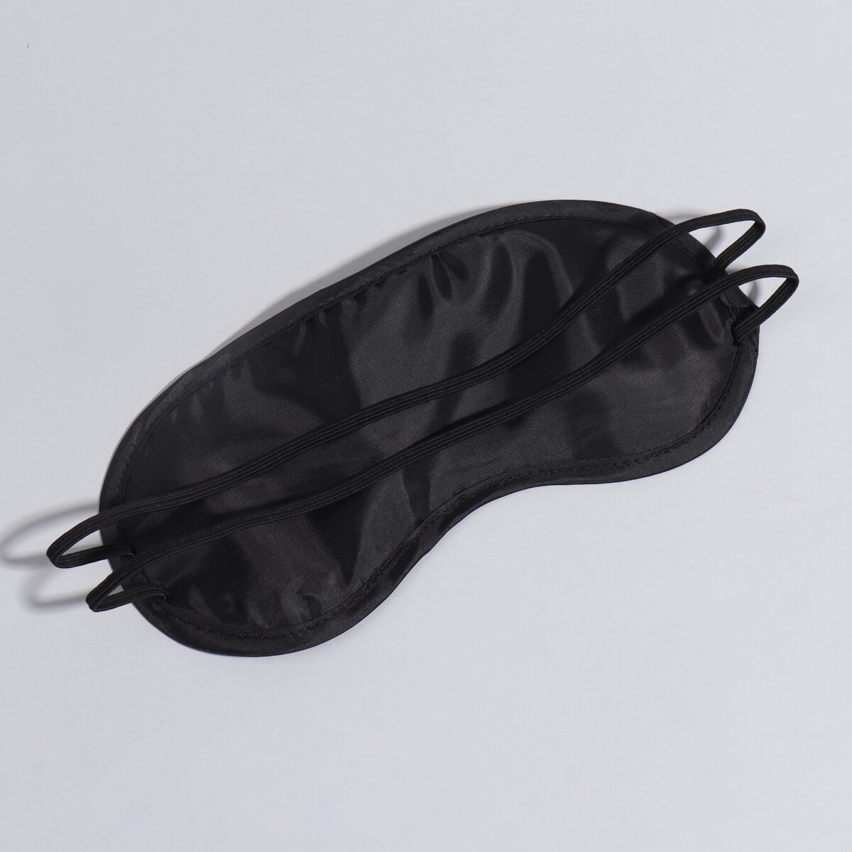 Маска для сна, двойная резинка, 18 × 8,5 см, цвет чёрный ONLITOP 01205201 - фото 4