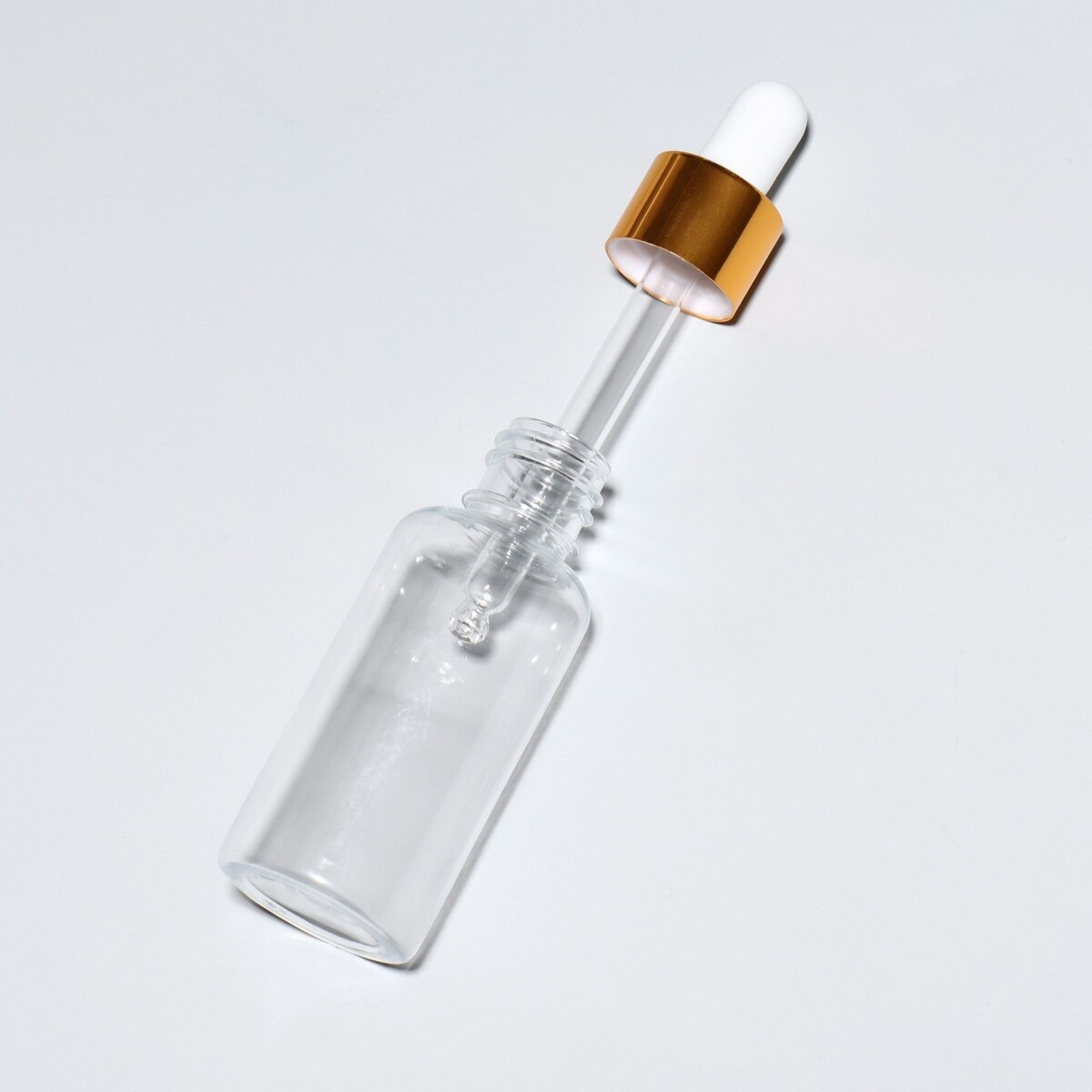 Бутылочка для хранения, с пипеткой, 30 мл, цвет золотой/белый ONLITOP 01205272 - фото 4