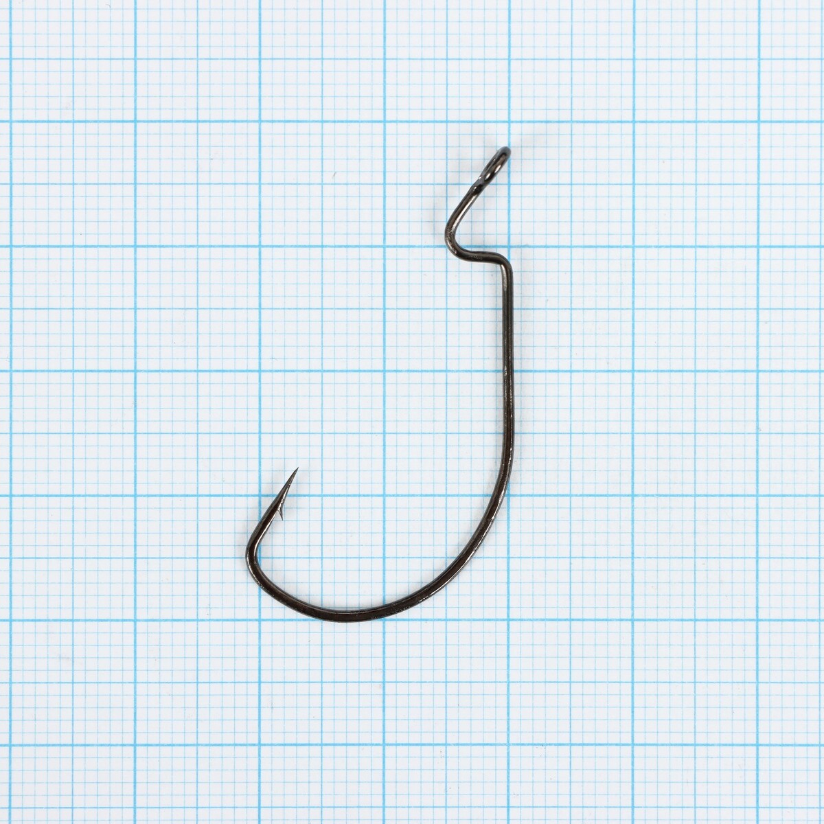 фото Крючки офсетные yugana wide range worm big eye, № 1, 4 шт.