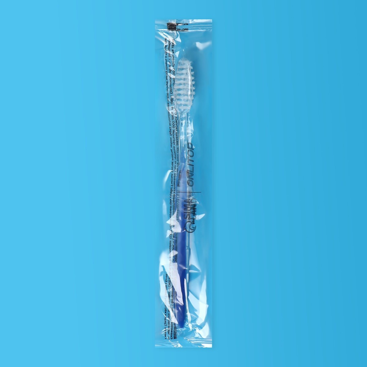 Зубная щётка, 17,5 см, прозрачный/синий ONLITOP 01205507 - фото 5