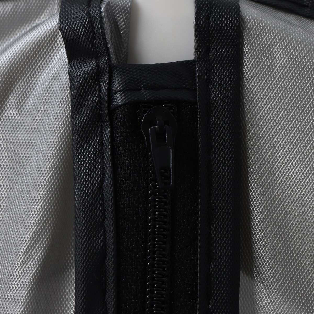 Чехол для одежды 60×100 см, плотный пвх, цвет серый Доляна 01205526 - фото 4