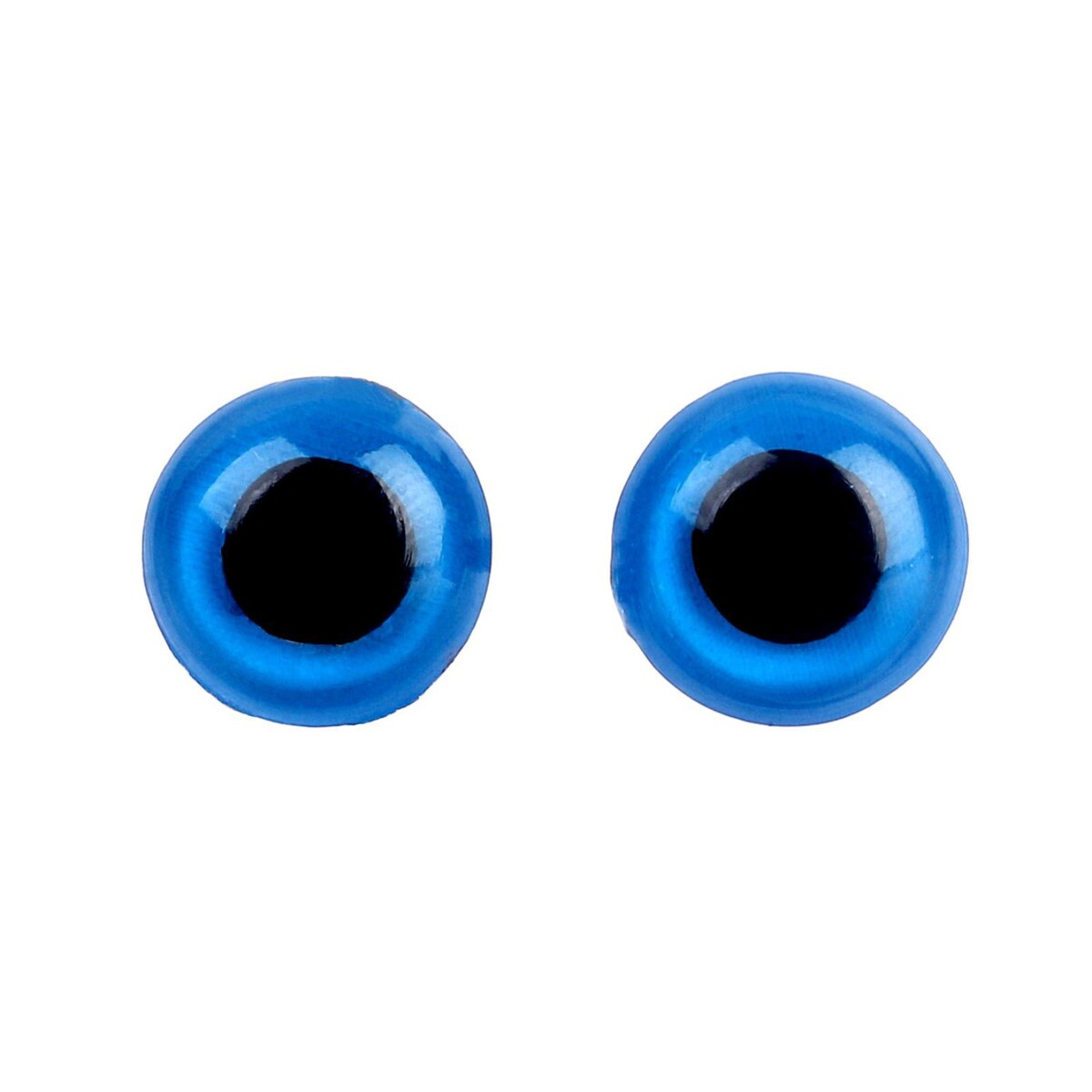 Глаза винтовые с заглушками, полупрозрачные, набор 4 шт, цвет голубой, размер 1 шт: 1×1 см глаза винтовые с заглушками набор 4 шт зеленый размер 1 шт 1 3×1 см