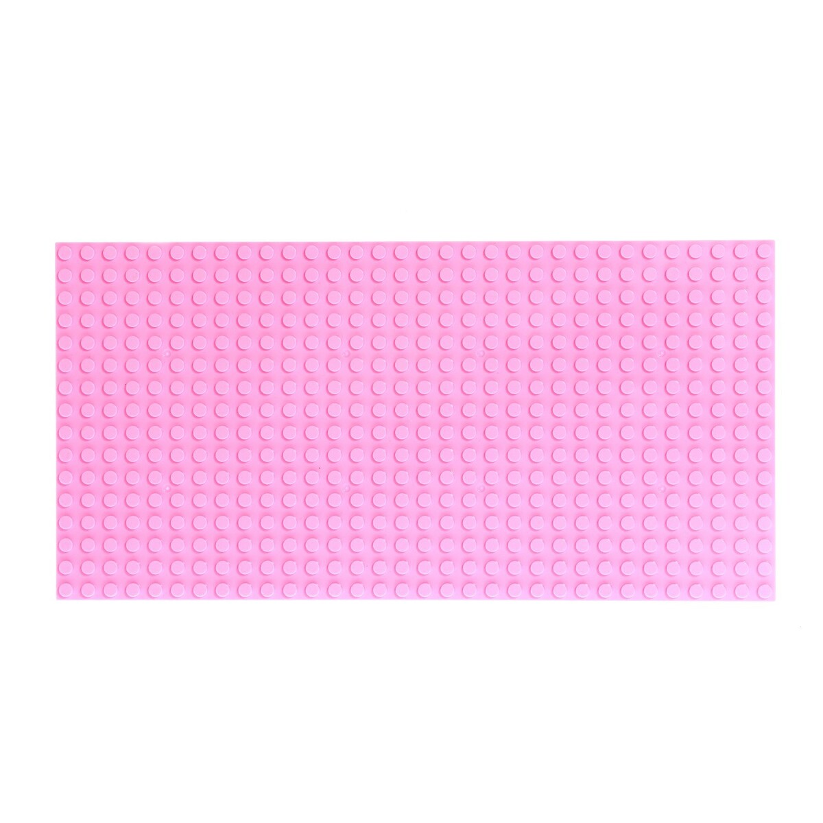 Пластина-основание для конструктора, 25,5 × 12,5 см, цвет розовый пластина основание для конструктора 25 5 × 25 5 см салатовый