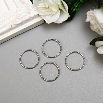 Соединительное кольцо металл серебро 2,2