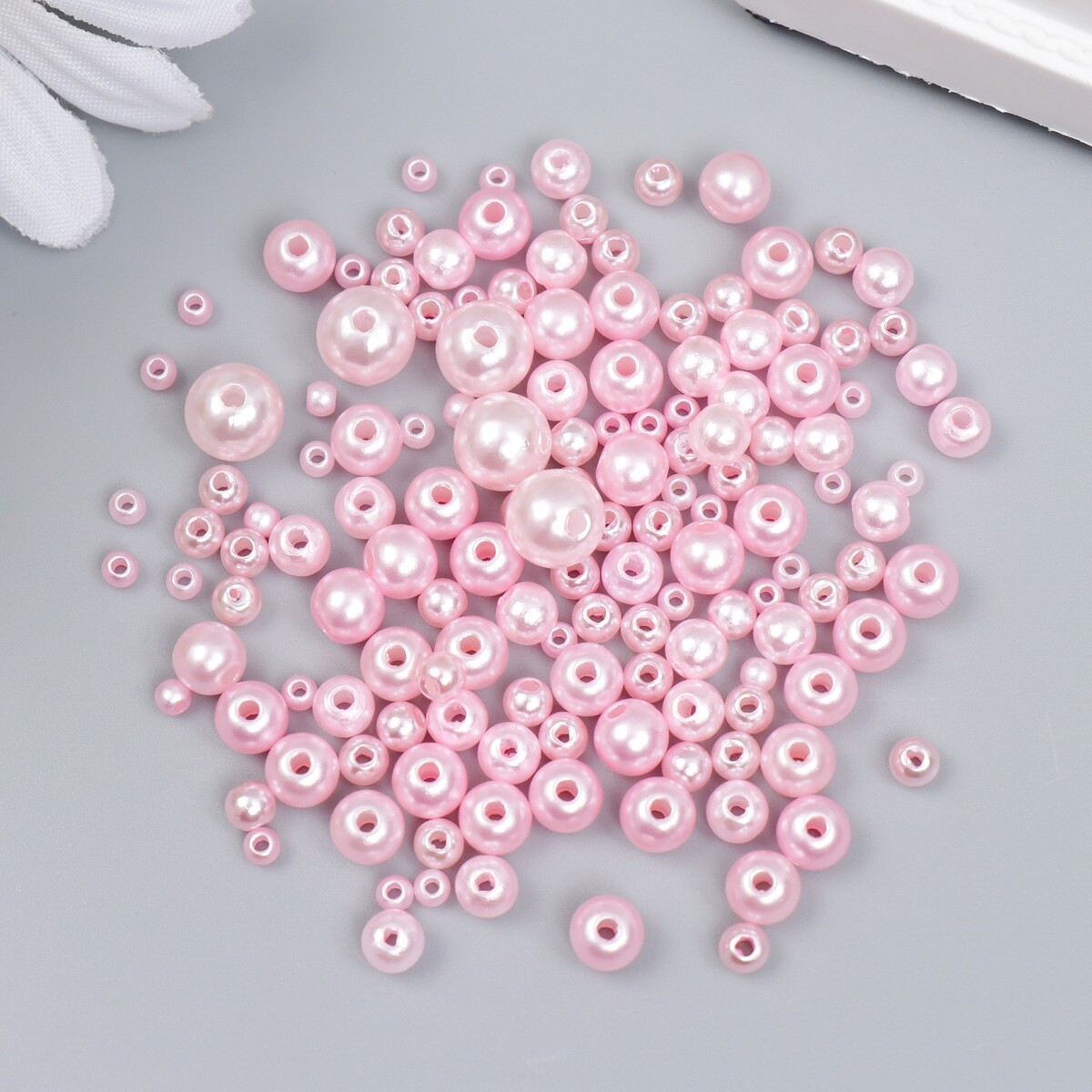 Бусины для творчества пластик изолон для творчества розовая пудра 2 мм рулон 0 75х10 м
