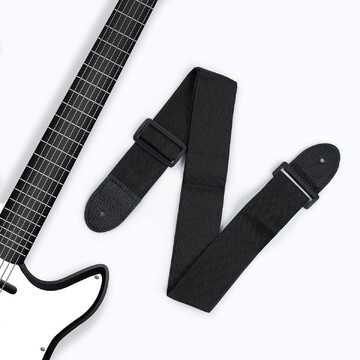Ремень для гитары, черный, длина 60-110 