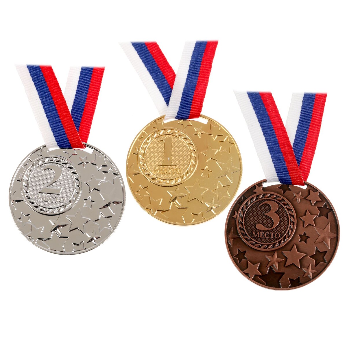 Медаль призовая 058 диам 5 см. 3 место. цвет бронз. с лентой медаль призовая 066 диам 3 5 см 3 место бронз с лентой