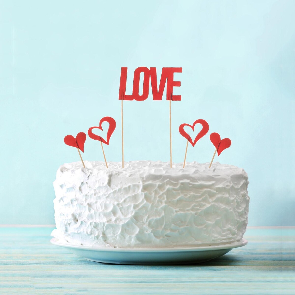 

Набор для украшения торта love, Красный