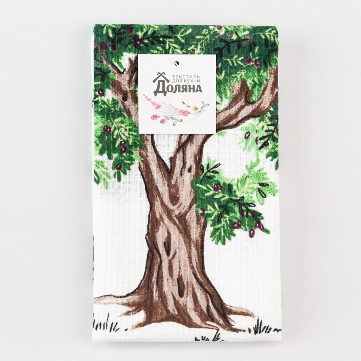 фото Полотенце кухонное доляна
