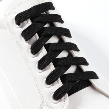 Шнурки для обуви, пара, плоские, 8 мм, 1