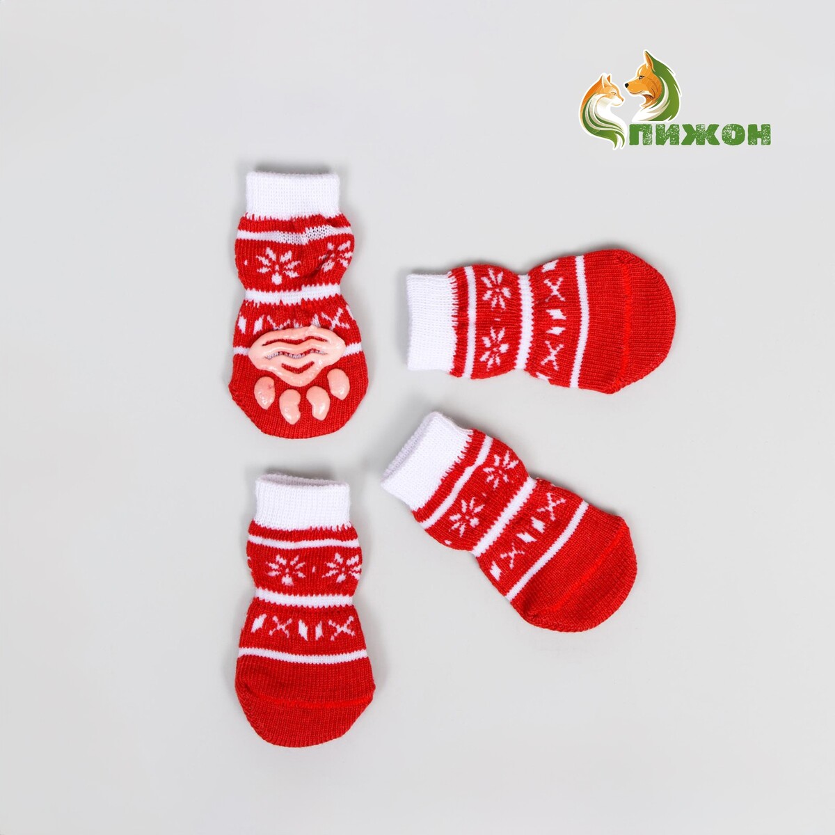 

Носки нескользящие, Красный